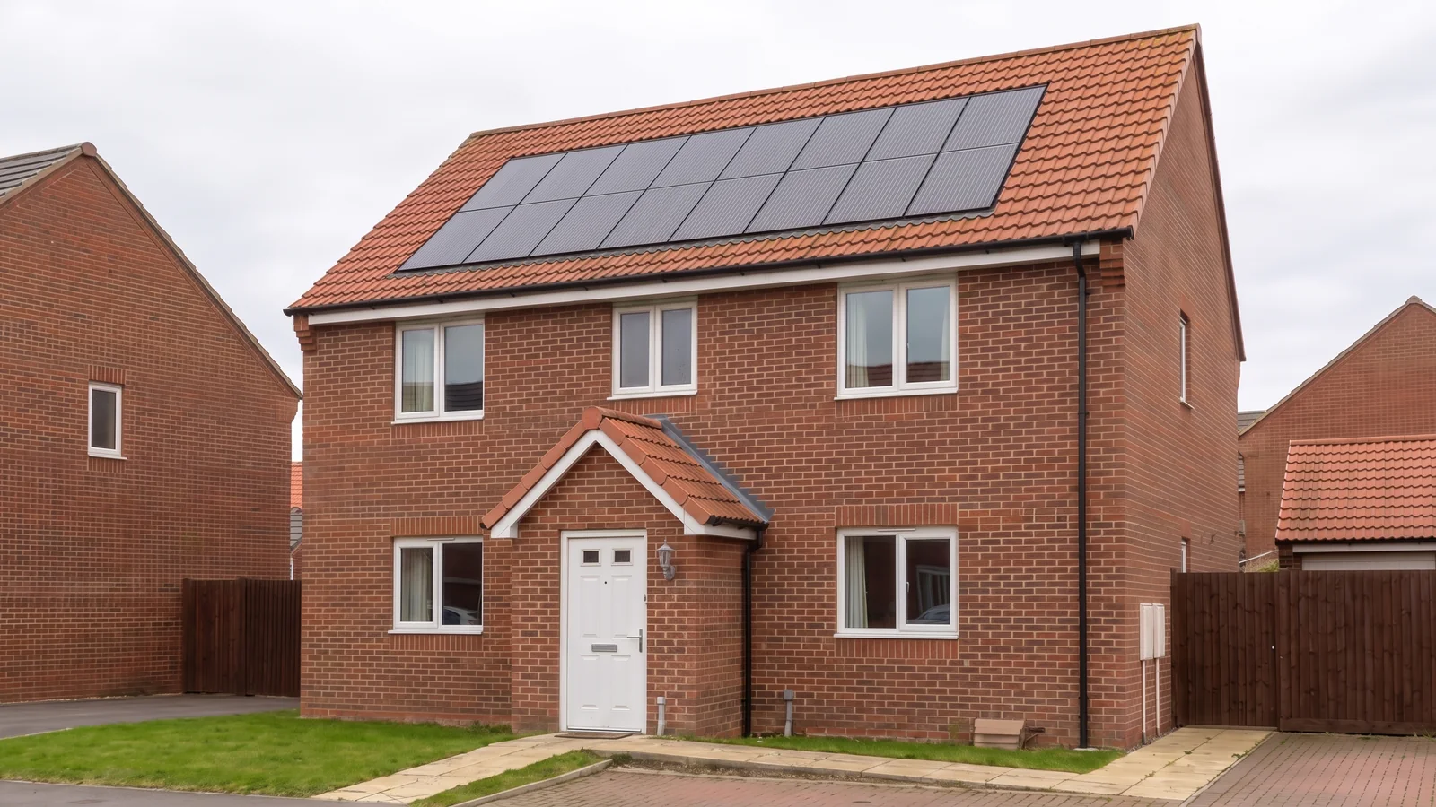 In-roof solar - panels flush with the roofline